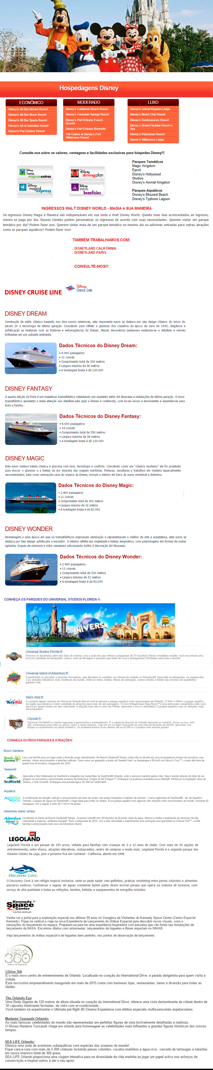 Tripoint - Viagens e Turismo - Disney
